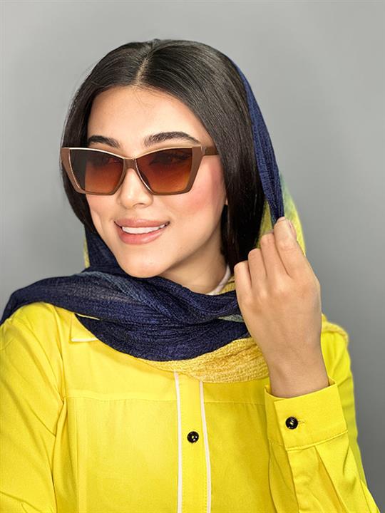 عینک آفتابی گربه ای قهوه ای برند فندی زنانه